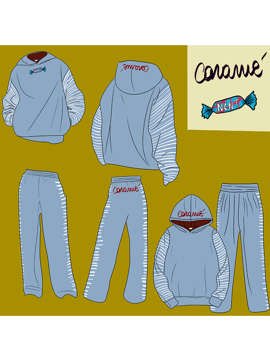 Tuta completo NCNT azzurro